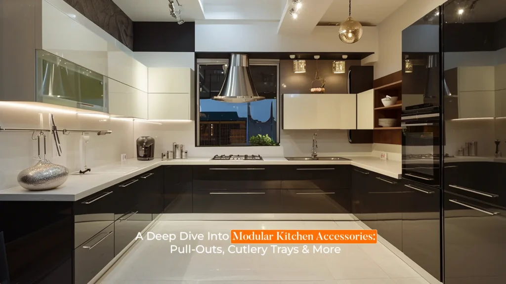 Best modular kitchen in Uttarakhand with sleek cabinets and premium accessories