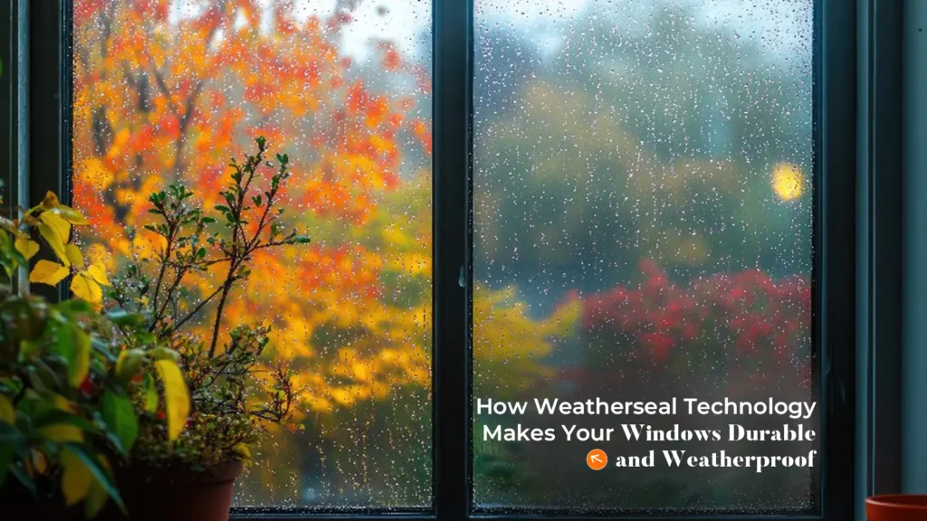 Rainproof Weatherseal glass window – Best windows and doors in Uttarakhand for all-weather protection