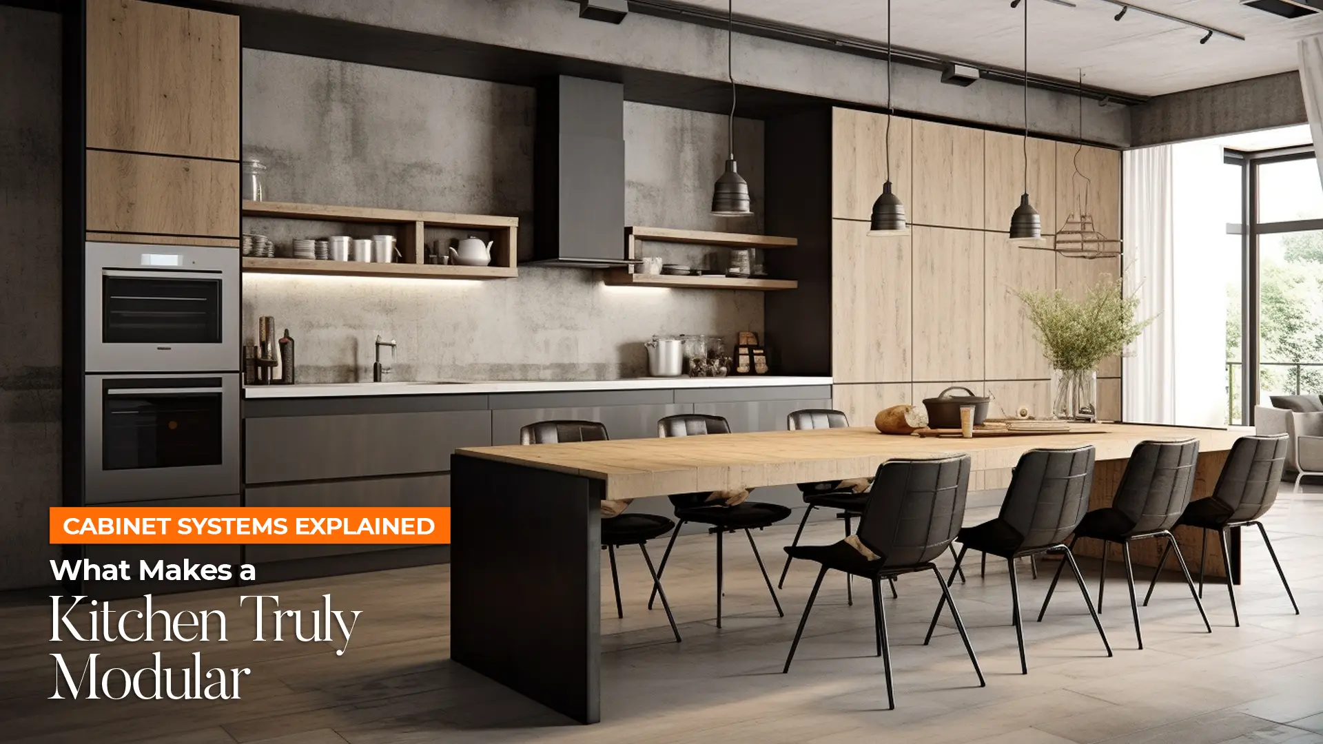 Modern kitchen design with sleek cabinet systems by the Best Modular Kitchen In Uttarakhand