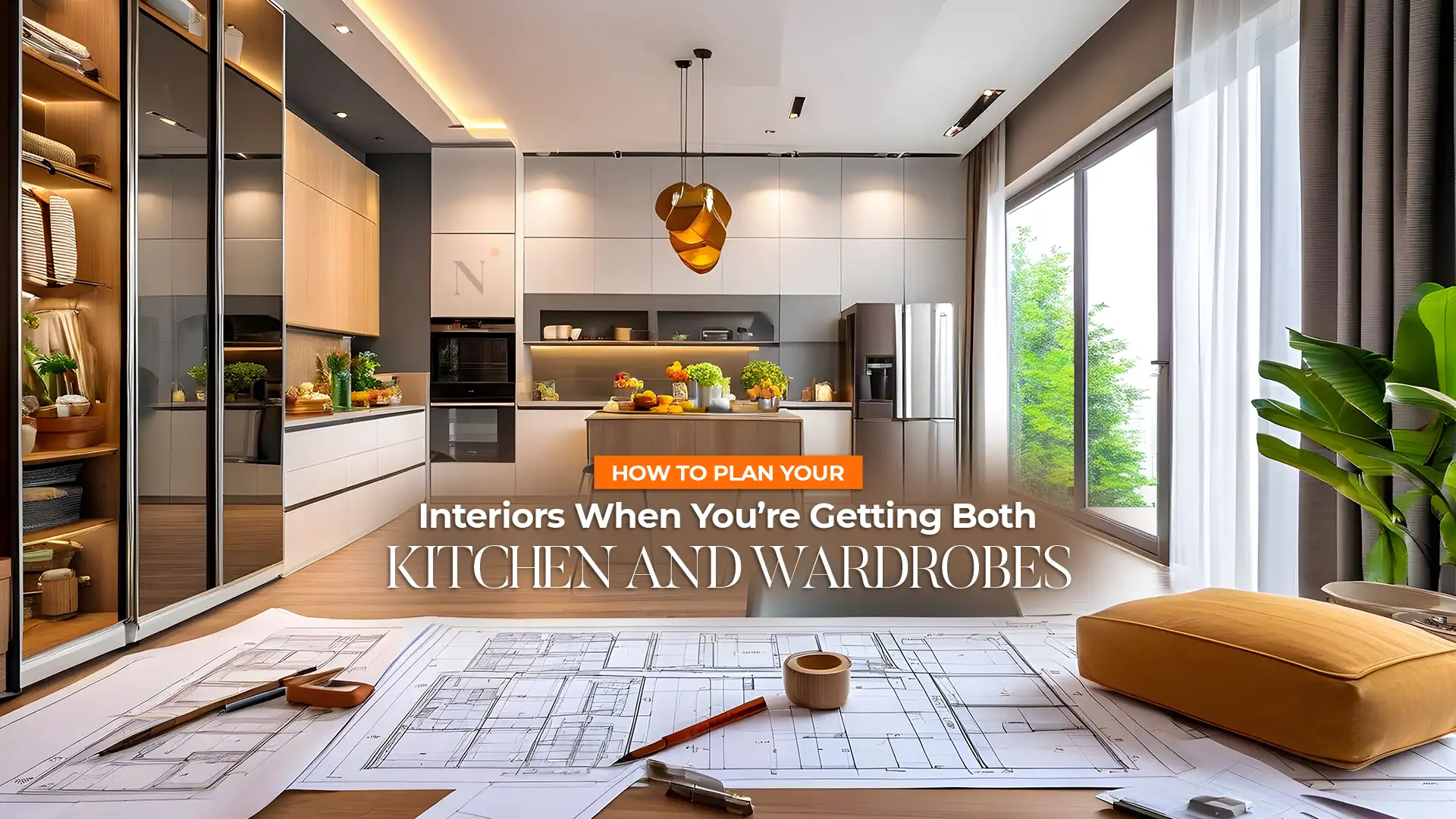 Best modular kitchen and wardrobes in Uttarakhand with expert planning and modern design by Nishan Interio