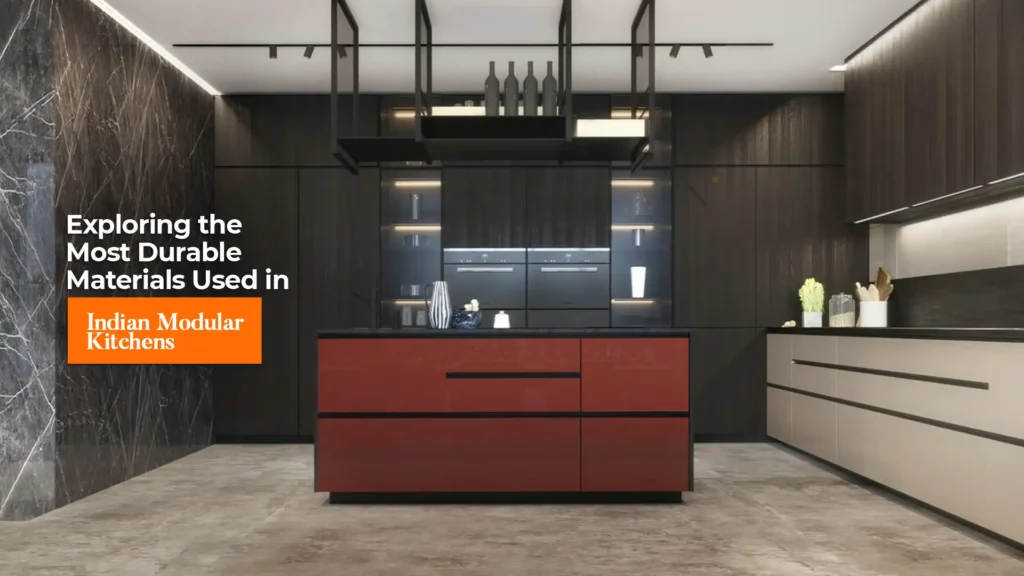 Best Modular Kitchen In Uttarakhand featuring high-quality materials in a modern Indian kitchen design