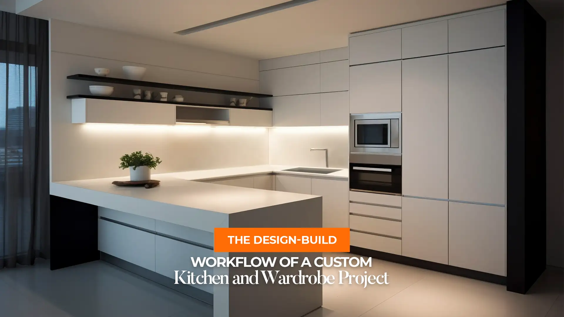 Elegant modular kitchen and wardrobe design – Contact for Custom Kitchen and Wardrobes in Uttarakhand