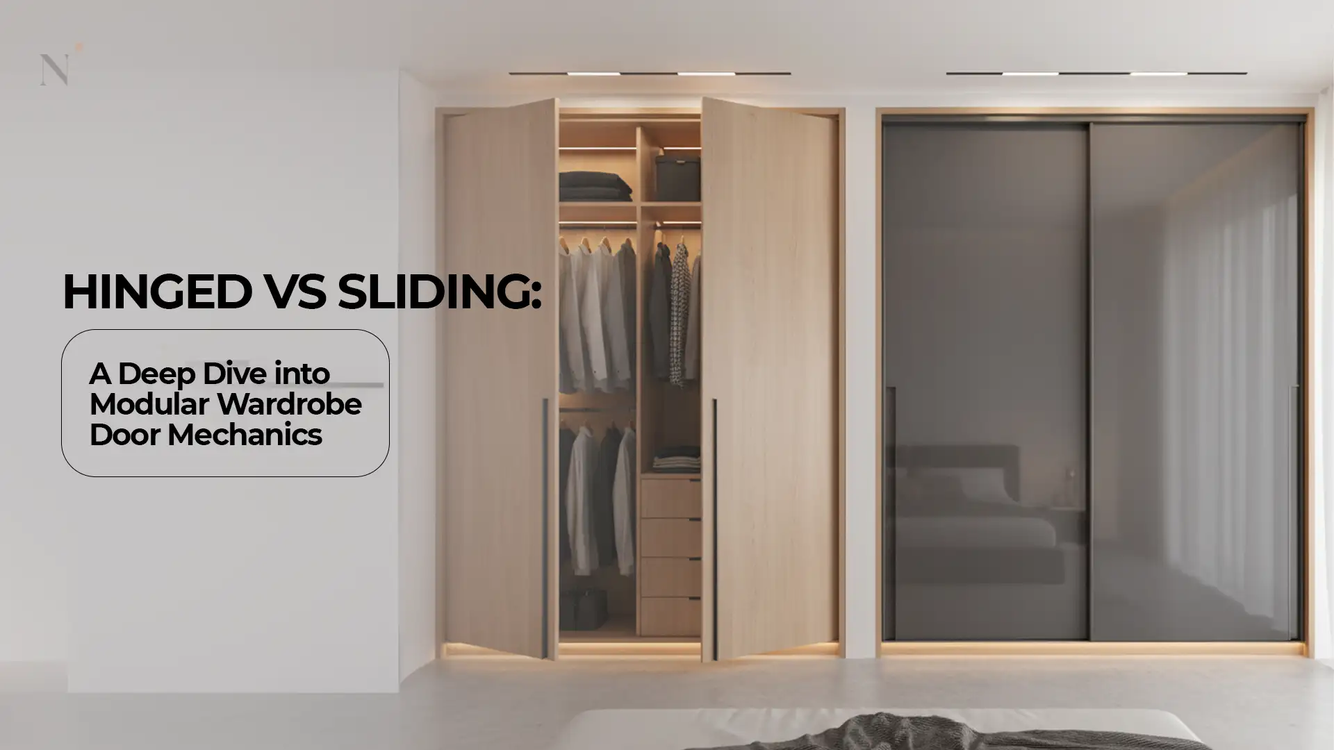 Modern hinged and sliding wardrobe designs by the Best Modular Wardrobes in Uttarakhand for stylish and space-efficient interiors