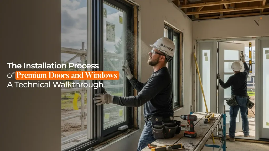 Professional installation of the best windows and doors in Uttarakhand for modern homes and premium designs