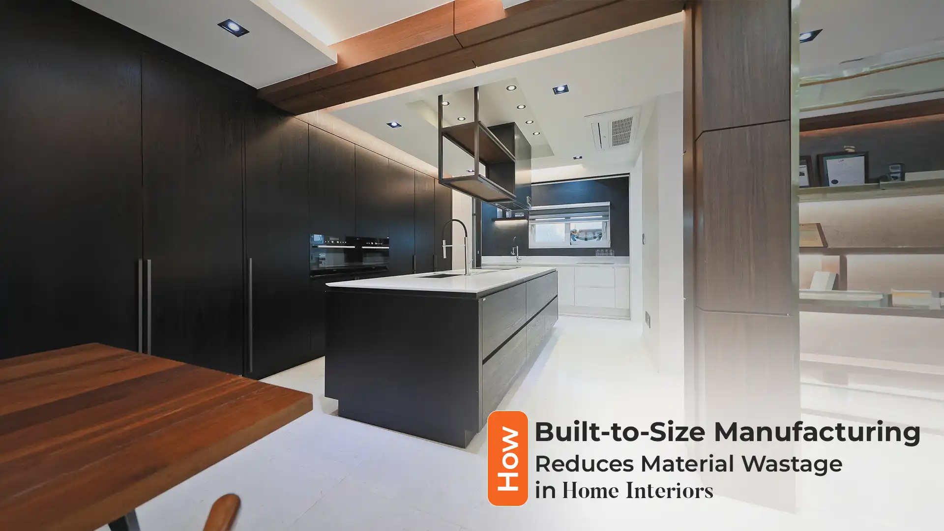Built-to-size modular kitchen by the Best Home Interior Manufacturer in Uttarakhand