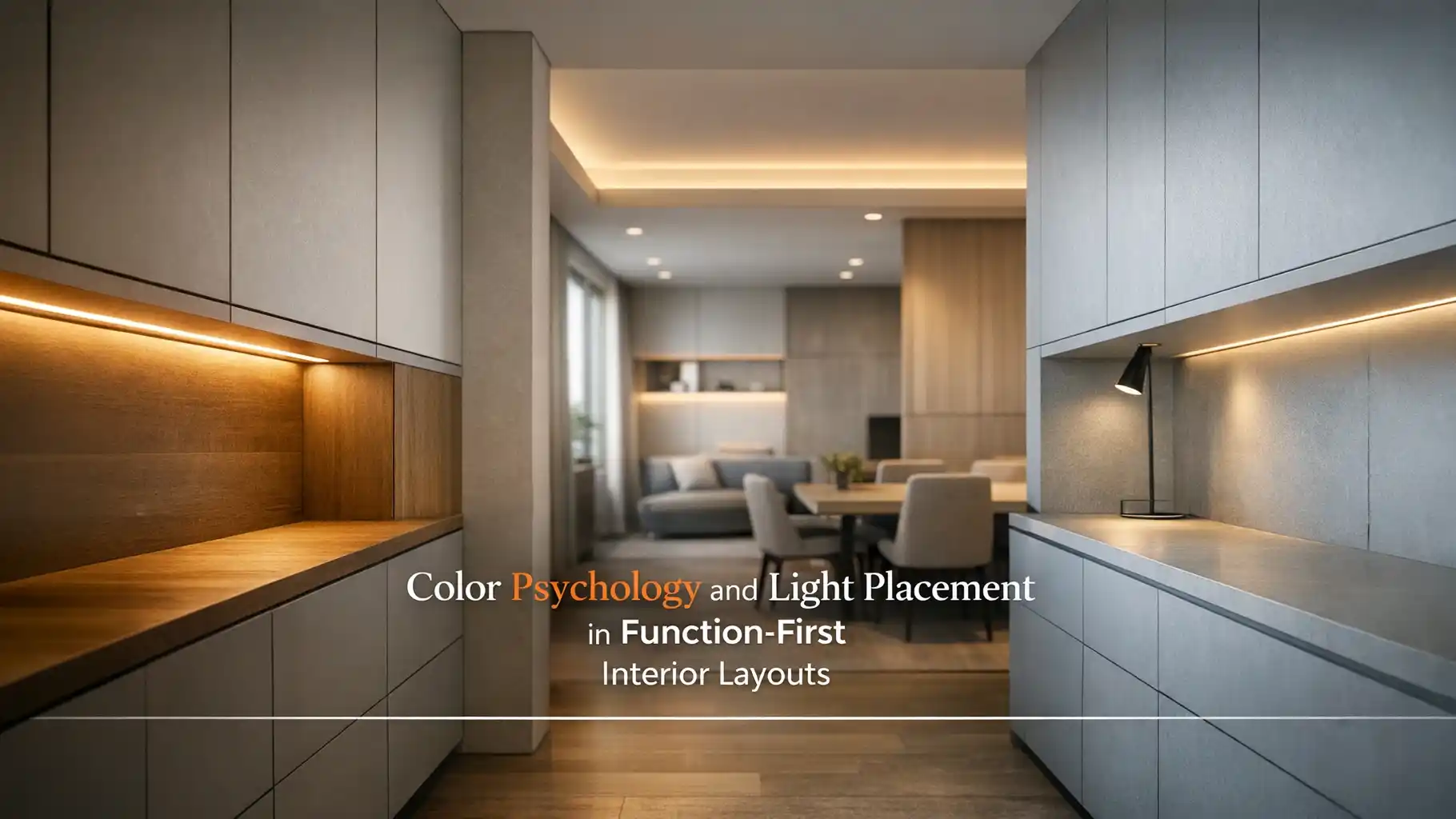 Modern Interior Designs in Haldwani with Thoughtful Lighting