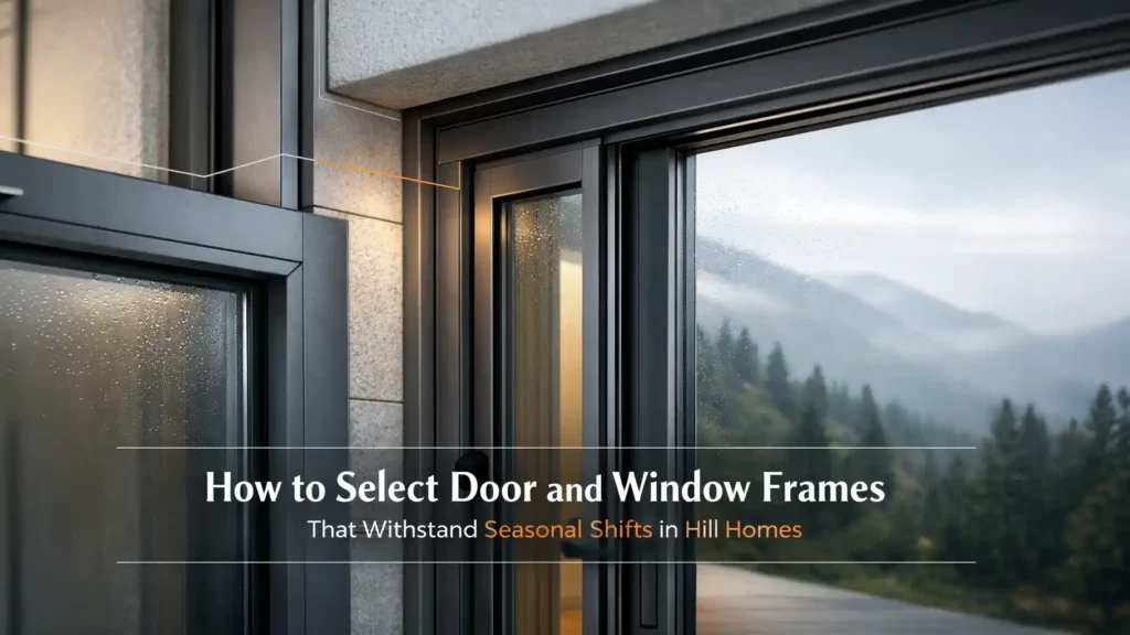 Best windows and doors in Ranikhet designed to withstand seasonal weather changes in hill station homes