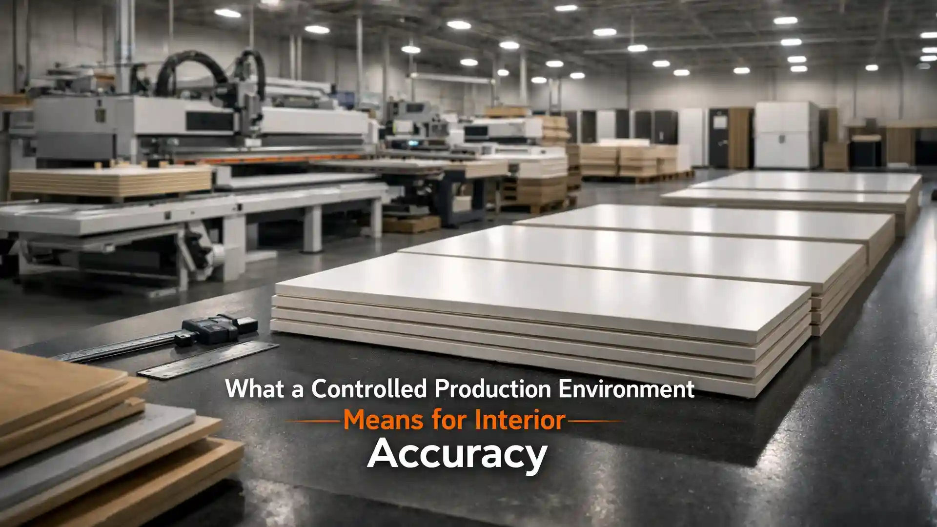 Modern manufacturing unit showcasing precision panel processing by the Best Home Interior Manufacturer in Sitarganj