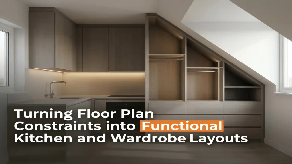 Space-saving modular layout by experts you can Contact for Custom Kitchen and Wardrobes in Ranikhet for functional home interiors
