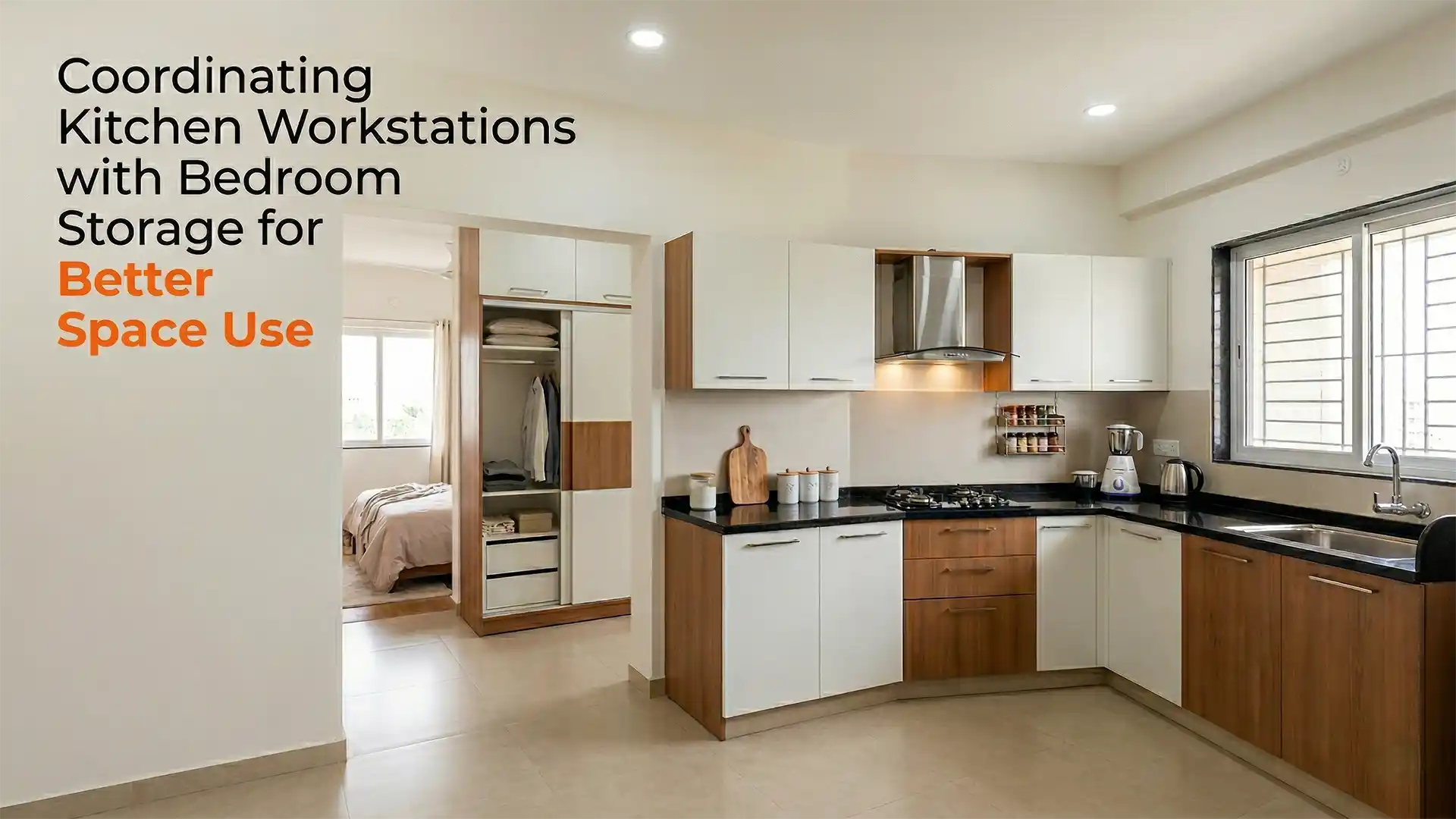 Best modular kitchen and wardrobes in Kashipur designed for efficient storage, modern interiors, and optimized space use