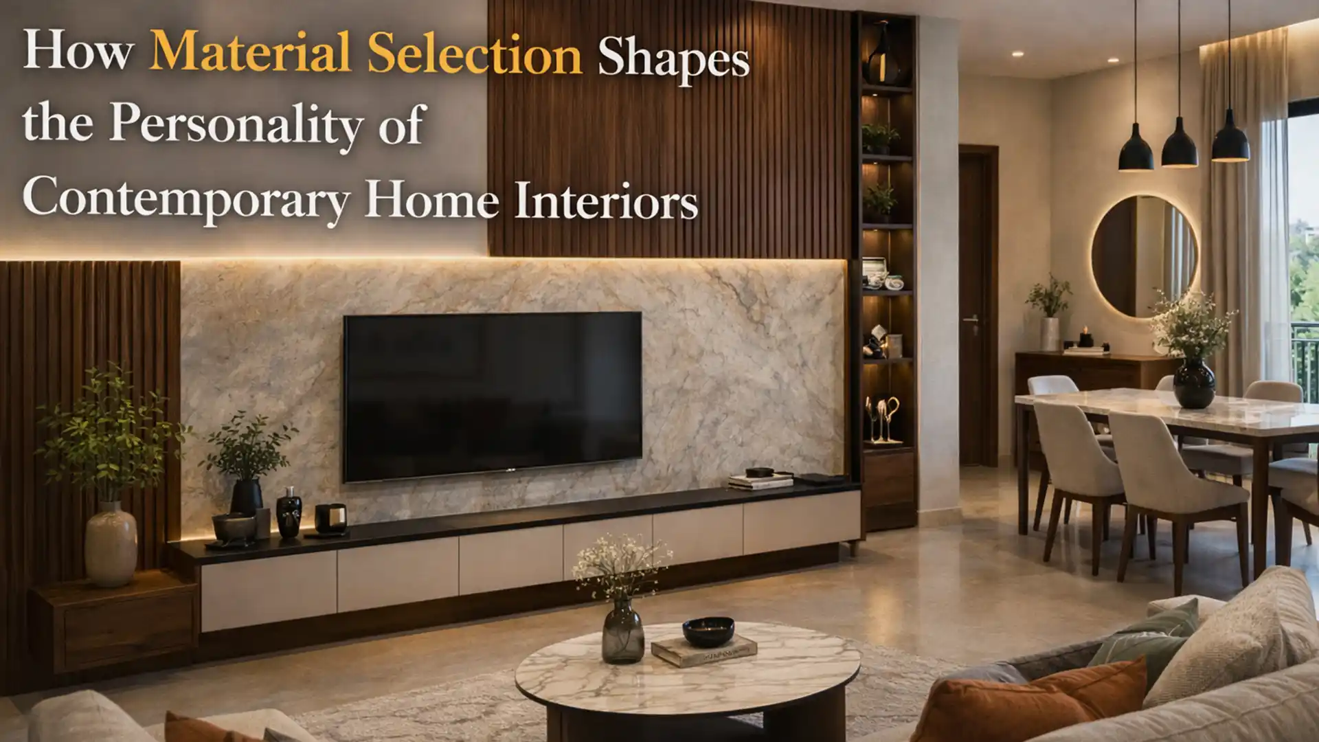 modern interior designs in Haldwani featuring contemporary living room with elegant decor and lighting