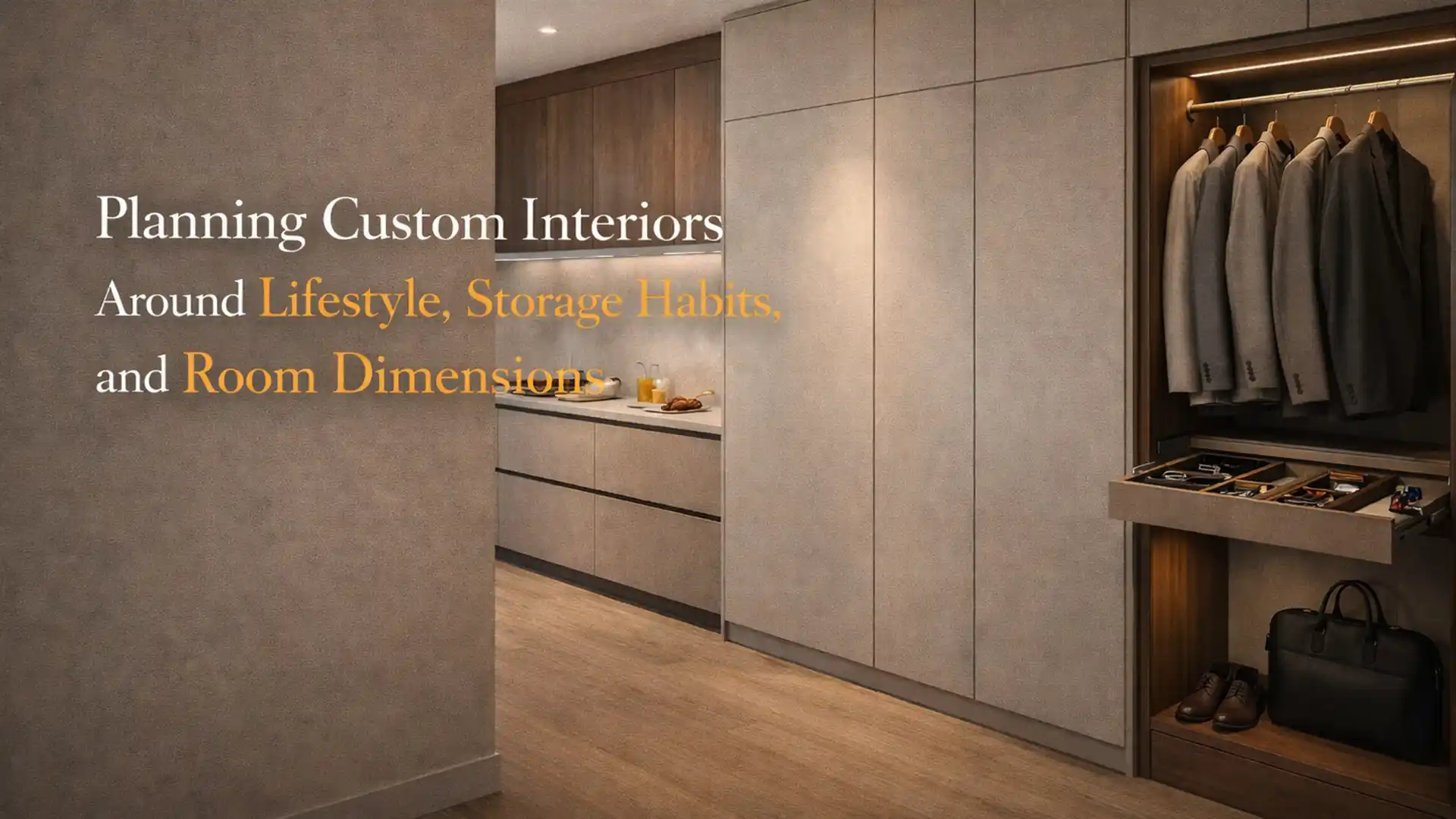 Modern custom kitchen and wardrobe design interior – Contact for Custom Kitchen and Wardrobes in Ranikhet