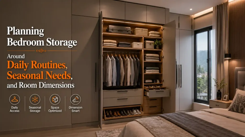 Best modular wardrobes in Haldwani designed for smart bedroom storage, daily convenience, seasonal organization, and space-efficient interiors