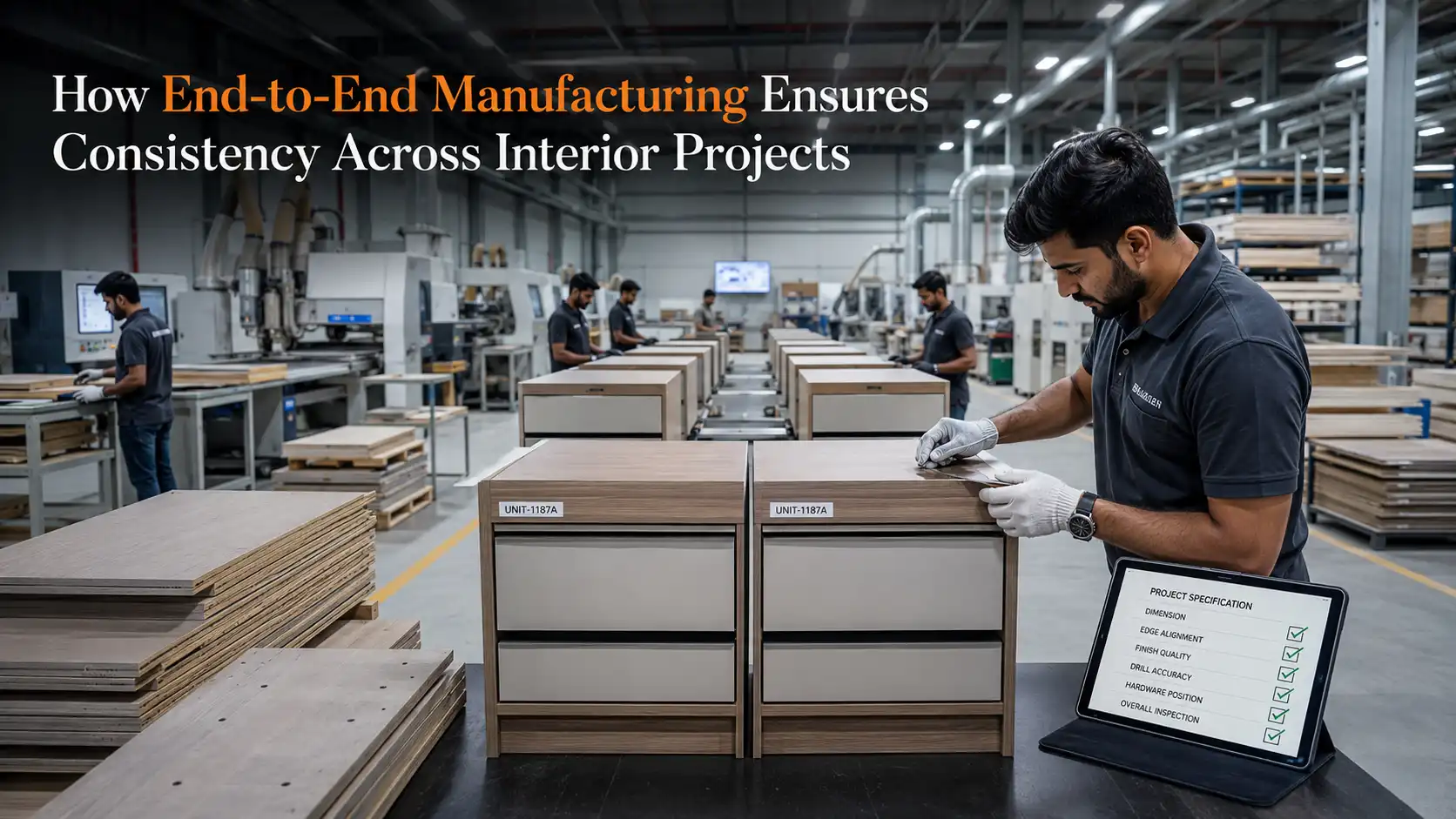 Nishan Interio, the Best Home Interior Manufacturer in Sitarganj, delivering precision-crafted modular kitchens, wardrobes, and custom interior solutions with end-to-end manufacturing and quality control.