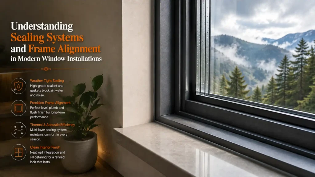Best Windows and Doors in Uttarakhand featuring advanced sealing systems, precise frame alignment, thermal insulation, and weather-resistant performance